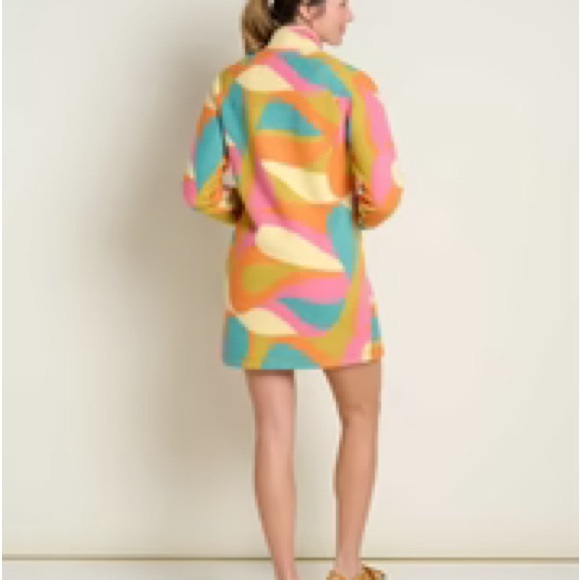Toad & Co Campo Fleece 1/4 Snap Dress - Picture 5 of 5